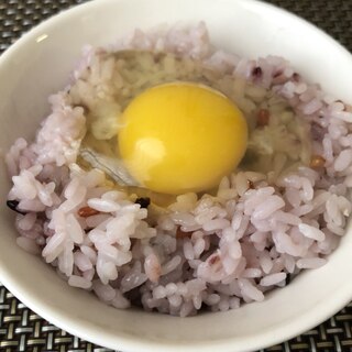 山椒入り七味！たまごかけご飯